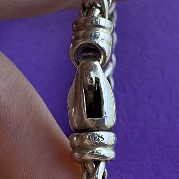 💛 Sterling Silver David Yurman Wheat Chain Necklace - Picture 3 of 8